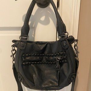 AUTHENTIC LIEBESKIND BLACK LEATHER BAG
